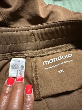 Mandala Brown Scrubs for Men 2XL